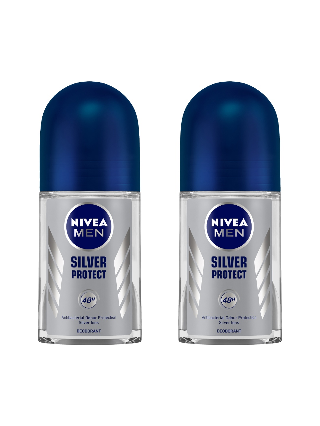 

Nivea Men Set of 2 Deodorant Roll On - Silver Protect