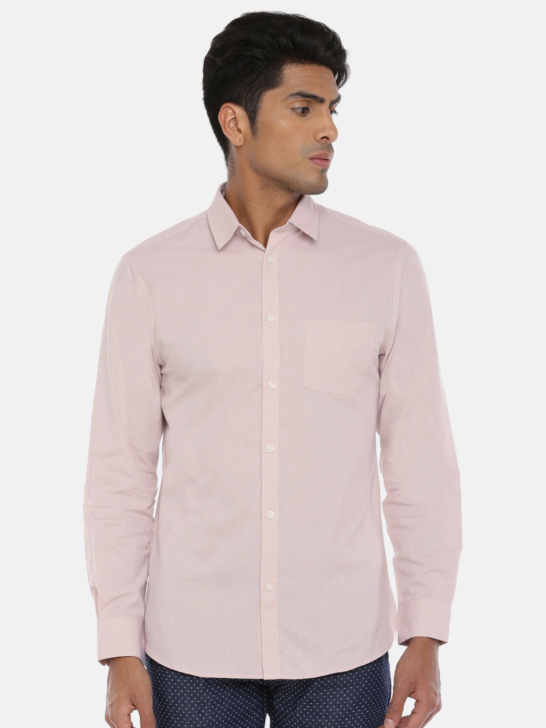 

SELECTED Men Pink Slim Fit Solid Casual Shirt