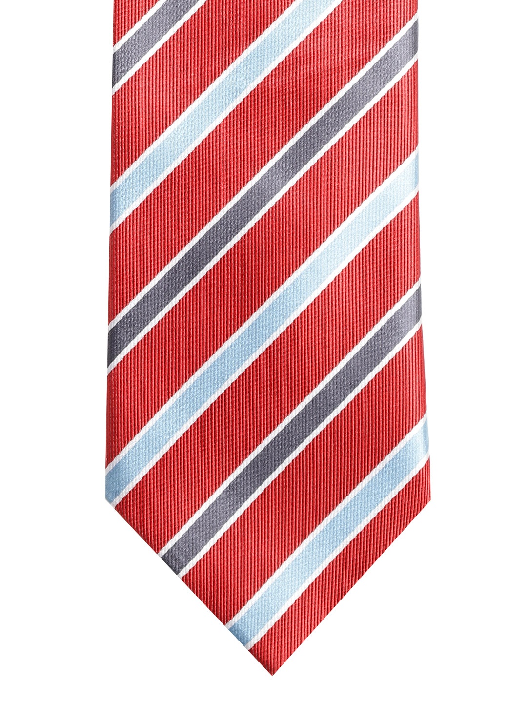 

Lino Perros Red & Blue Striped Broad Tie