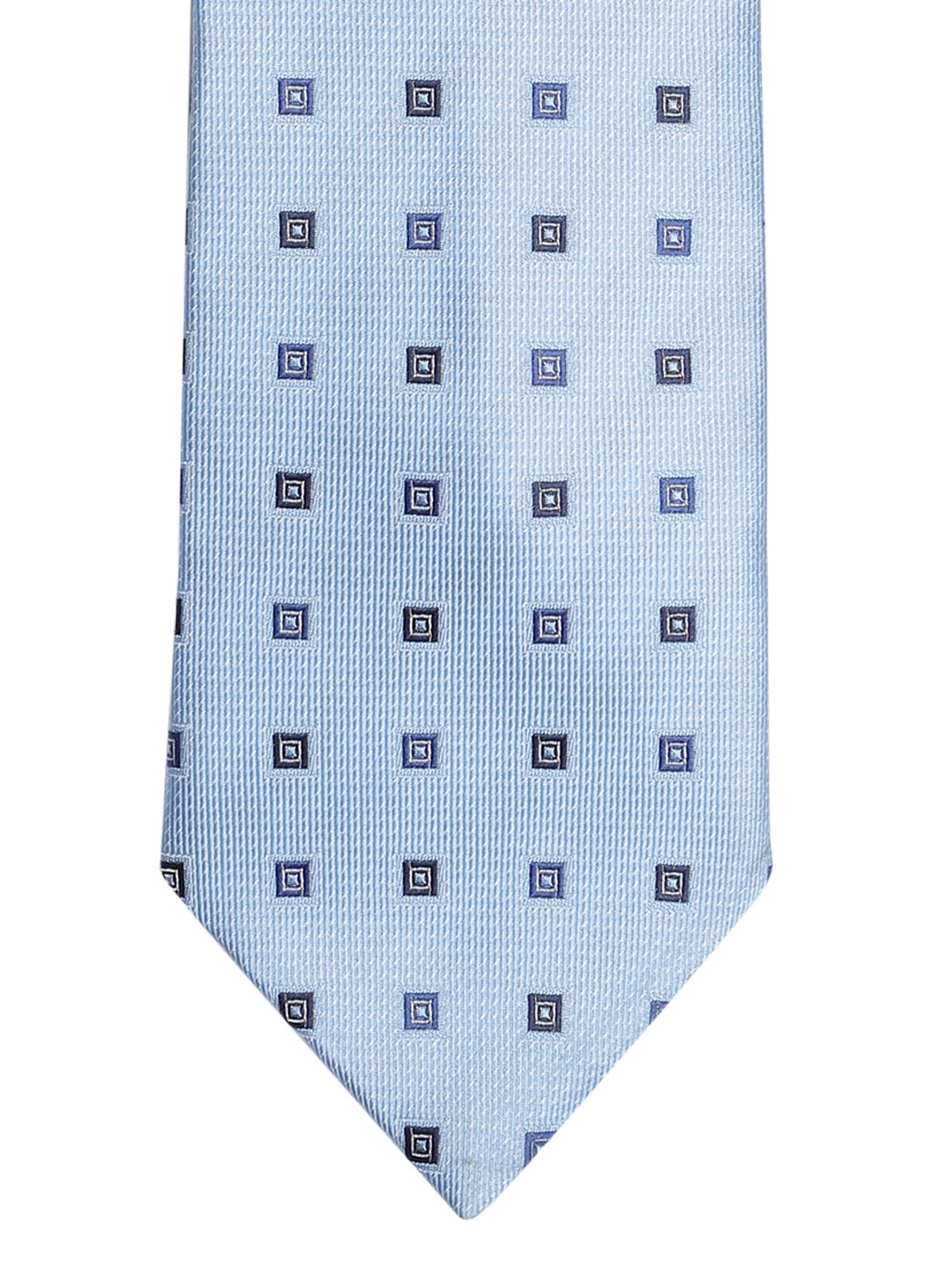 

Lino Perros Blue Woven Design Broad Tie