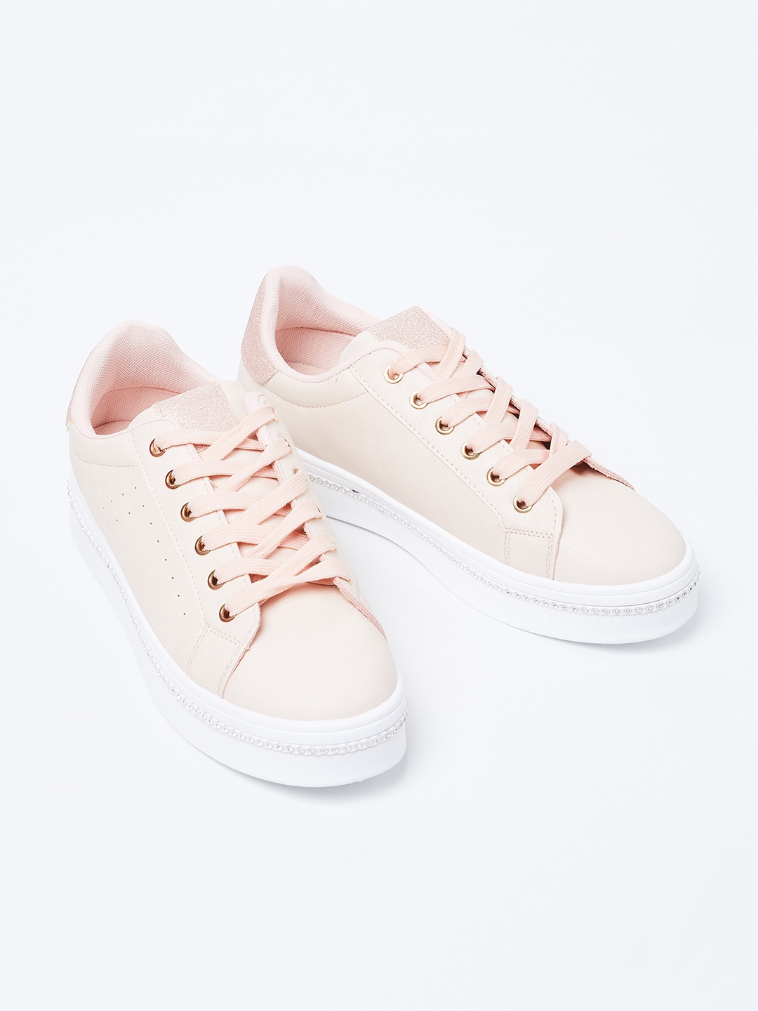 

Ginger by Lifestyle Women Pink Sneakers