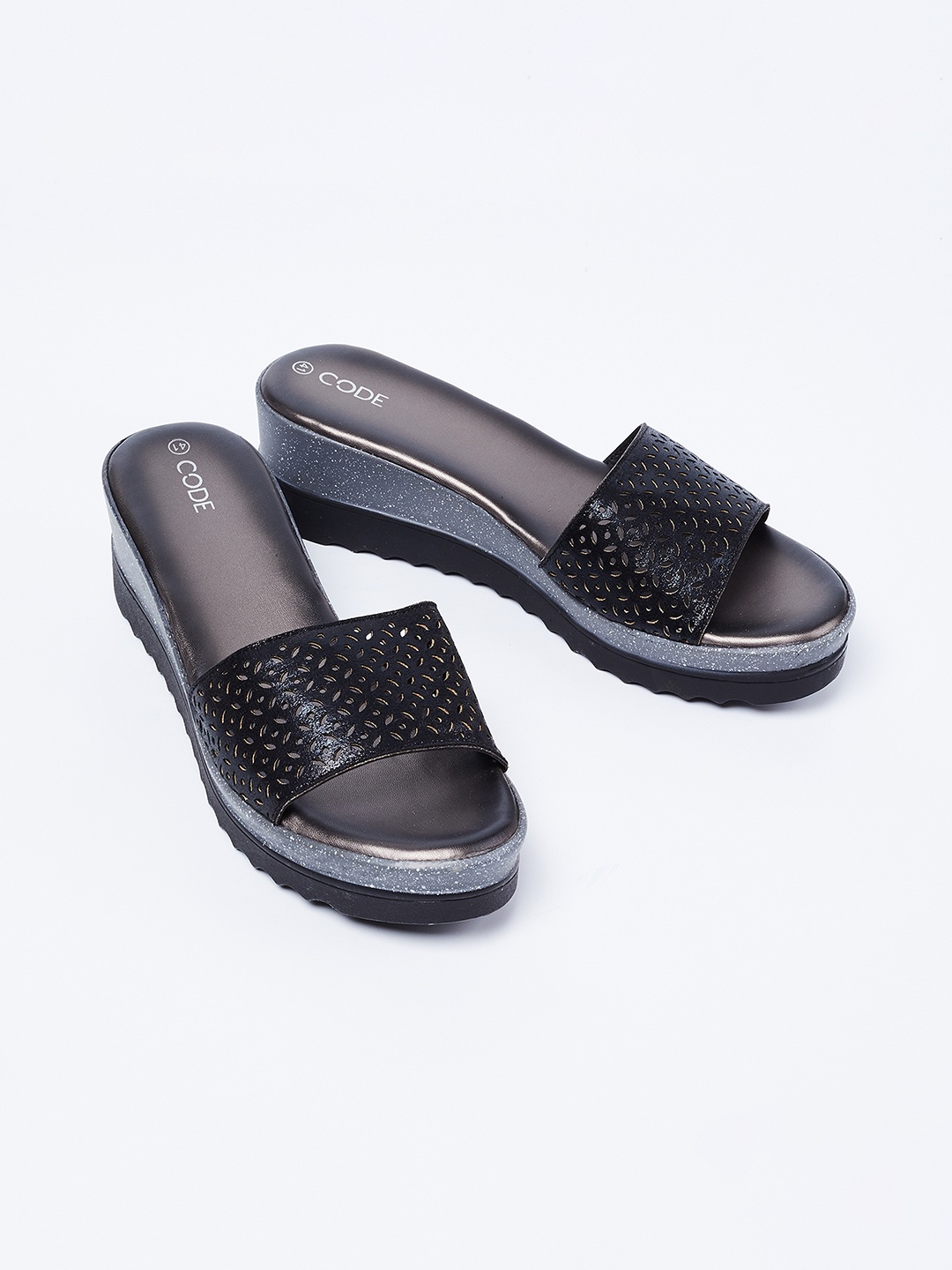 

CODE by Lifestyle Women Black Solid Heels