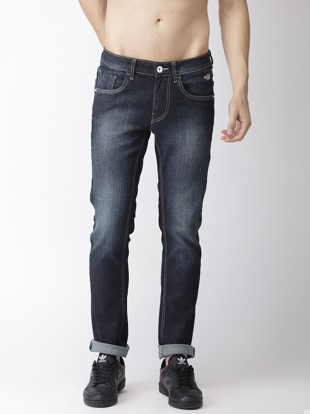 

Flying Machine Men Blue Jackson Skinny Fit Low-Rise Clean Look Stretchable Jeans