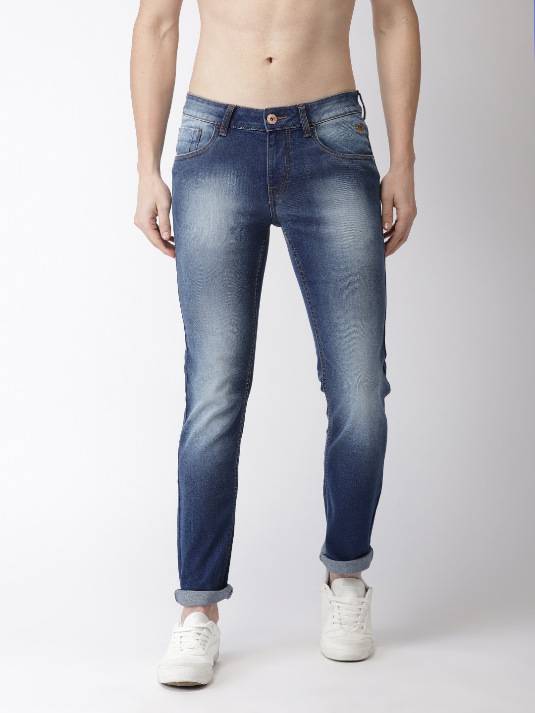 

Flying Machine Men Blue Jackson Skinny Fit Low-Rise Clean Look Stretchable Jeans