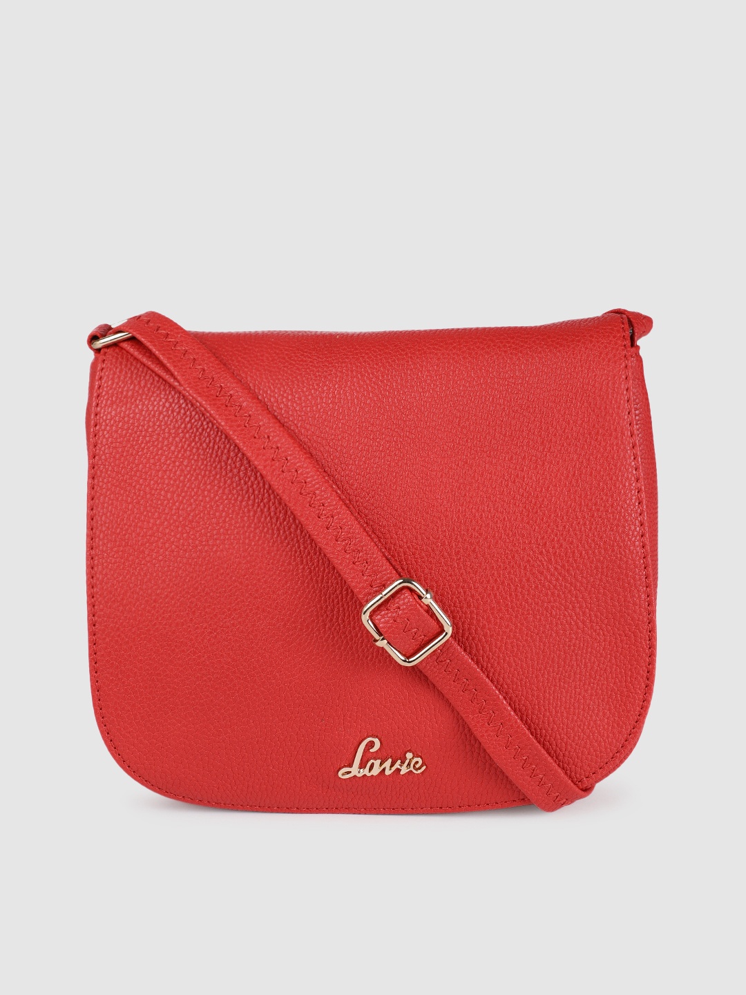 

Lavie Red Solid Sling Bag