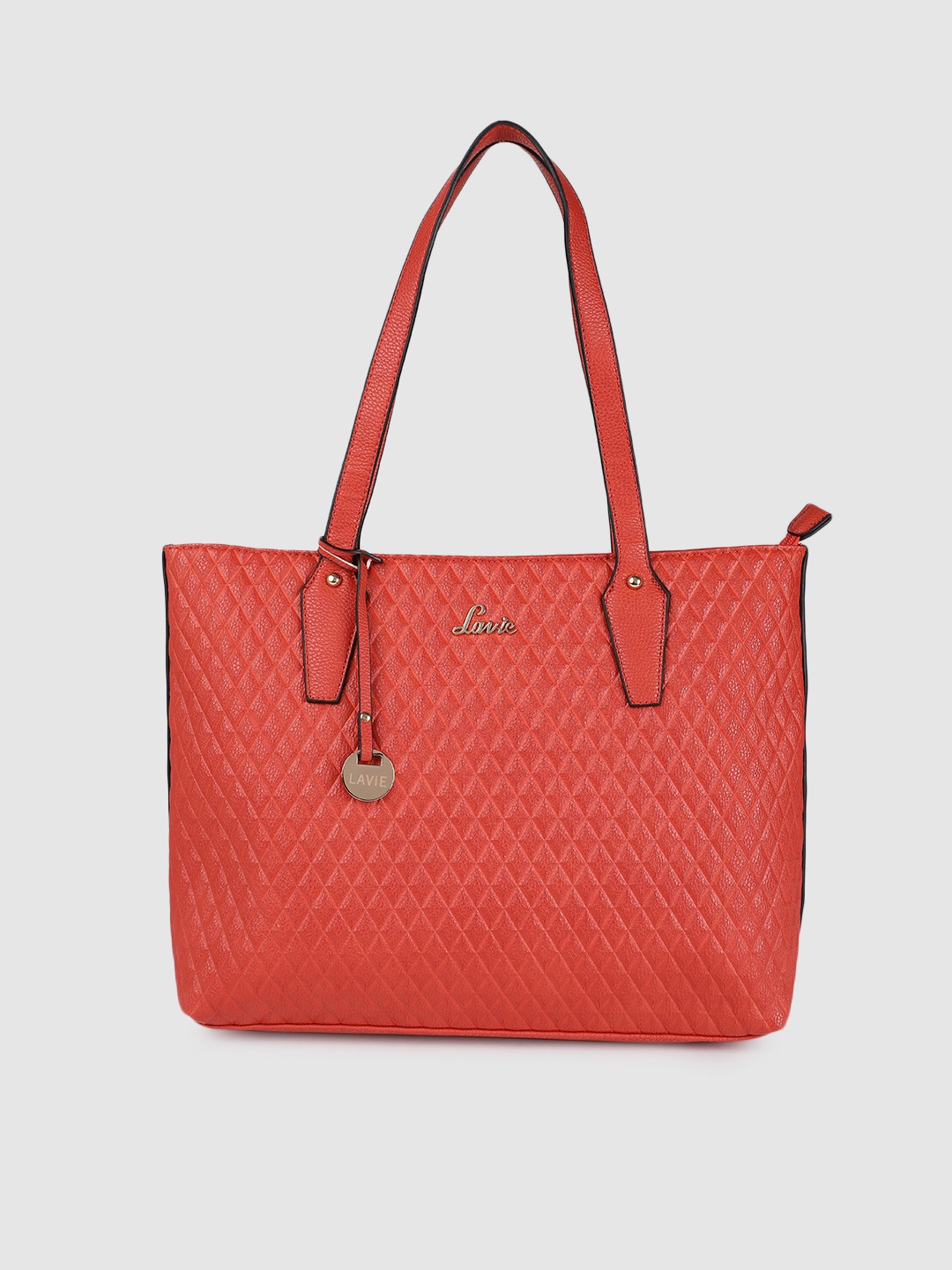 

Lavie Red Textured Shoulder Bag