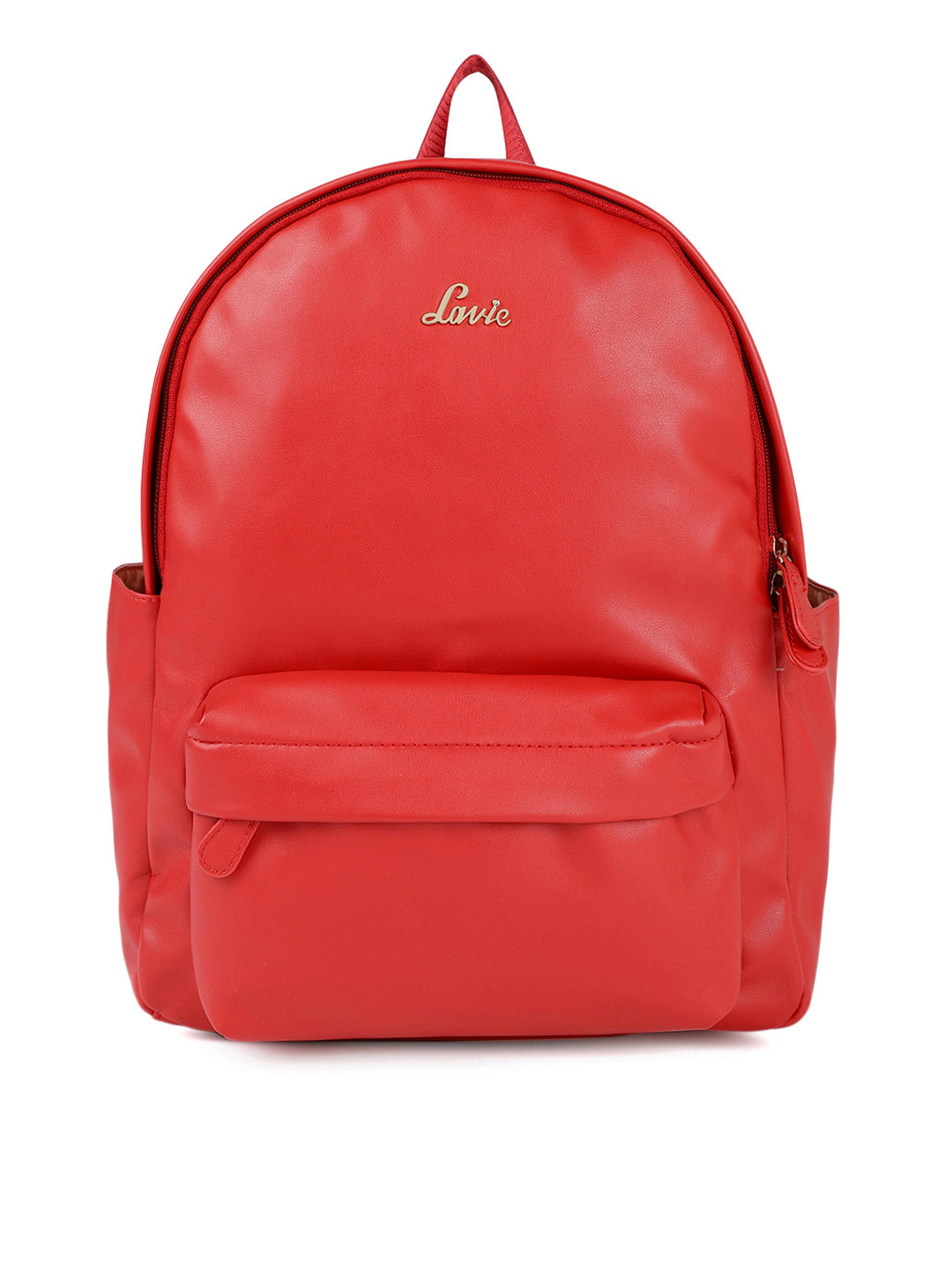 

Lavie Women Red Solid Backpack