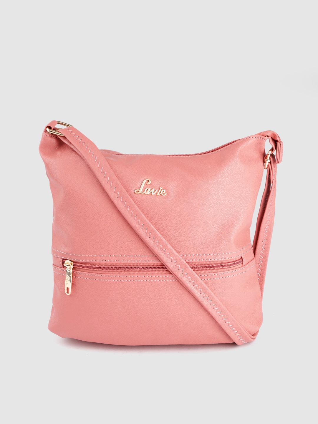 

Lavie Women Dusty Pink Structured Shoulder Bag, Rose