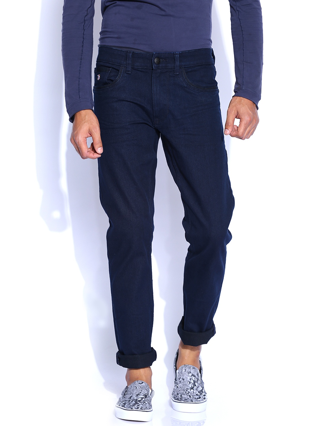 

U.S. Polo Assn. Denim Co. Dark Blue Delta Slim Tapered Fit Jeans