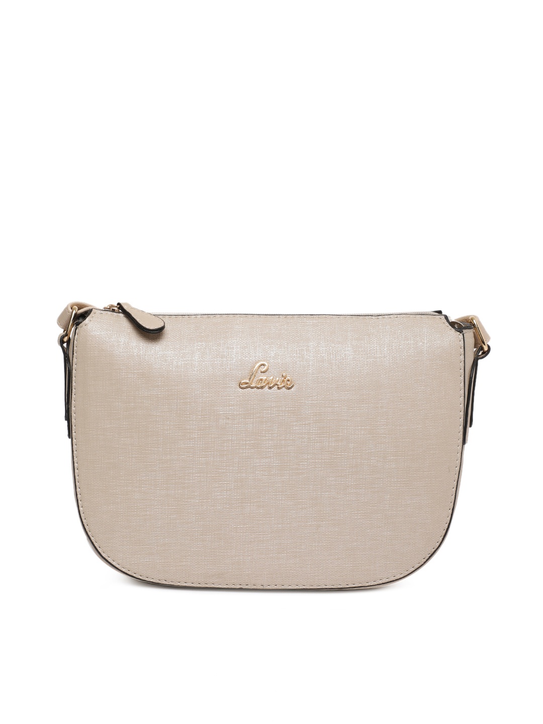 

Lavie Beige Solid Sling Bag