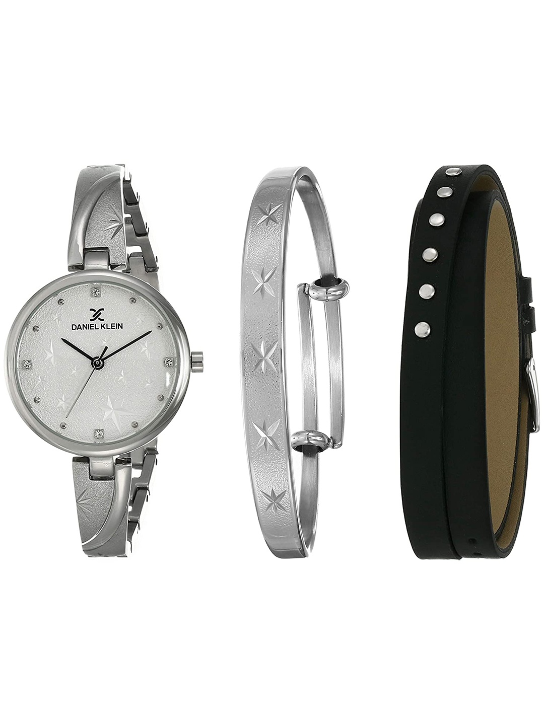 

Daniel Klein Women Watch Gift Set, Silver