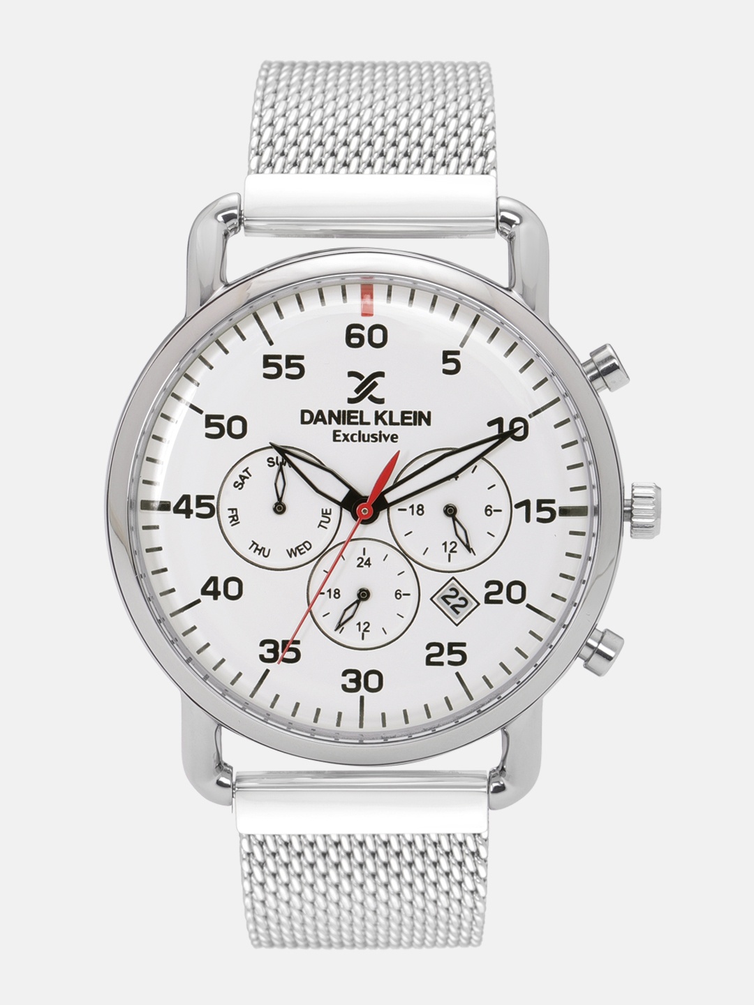 

Daniel Klein Men White Multifunction Analogue Watch DK12127-1