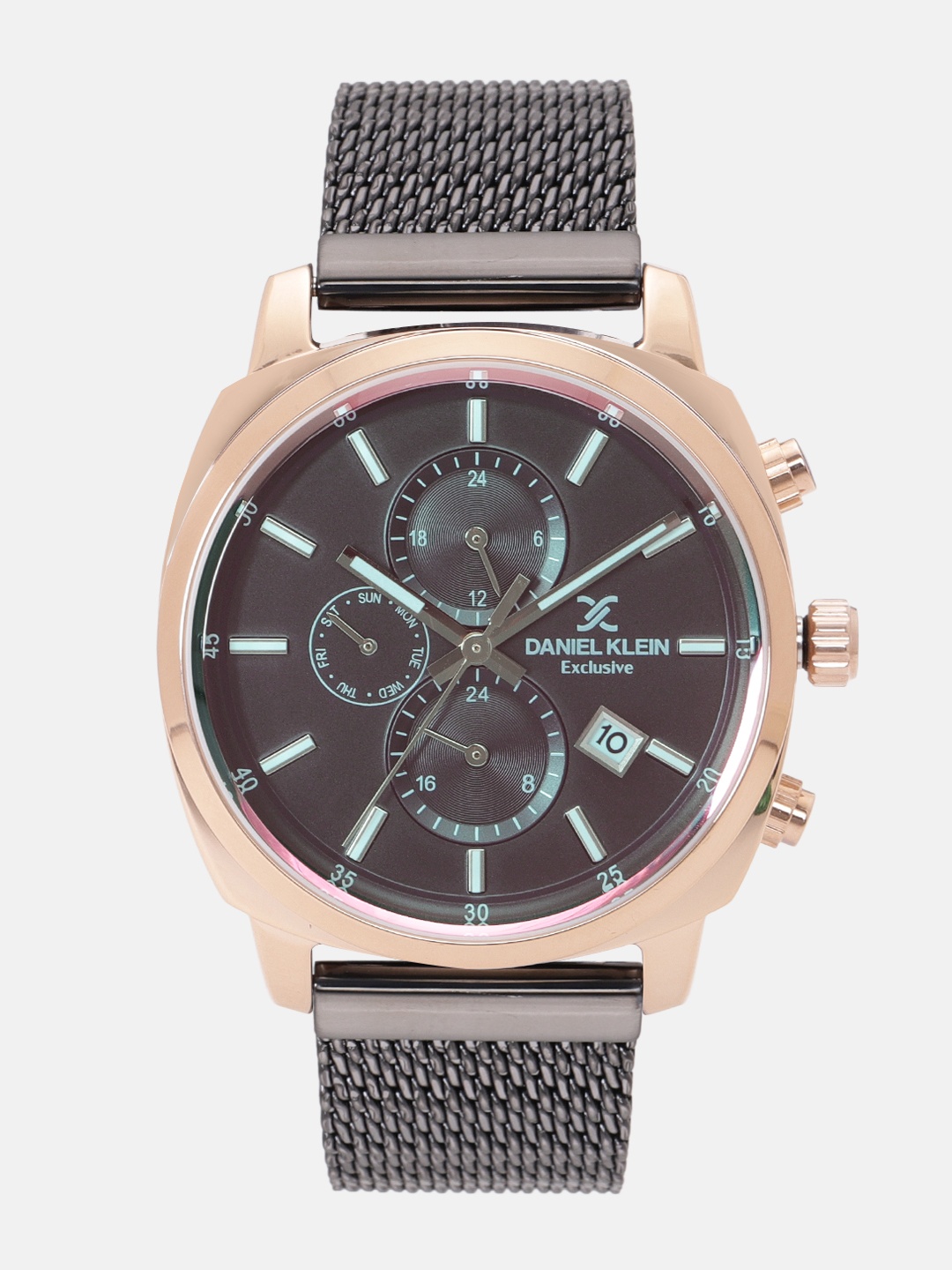 

Daniel Klein Exclusive Men Coffee Brown Chronograph Watch 12138-2