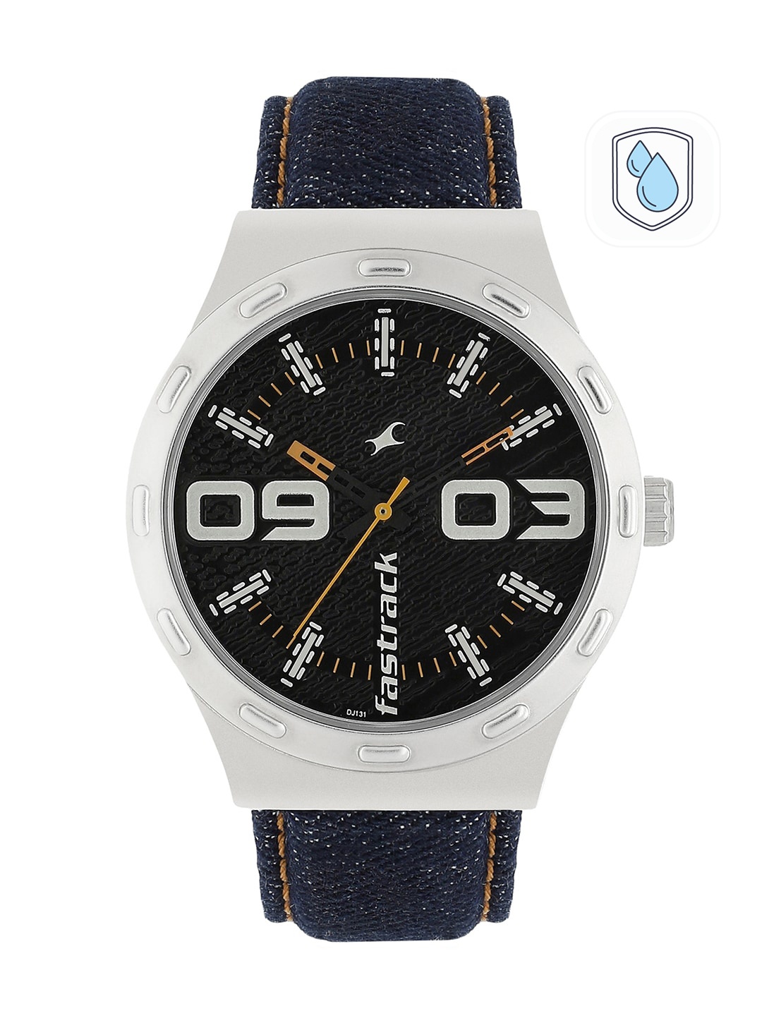 

Fastrack Men Black Analogue Watch 3183SL02