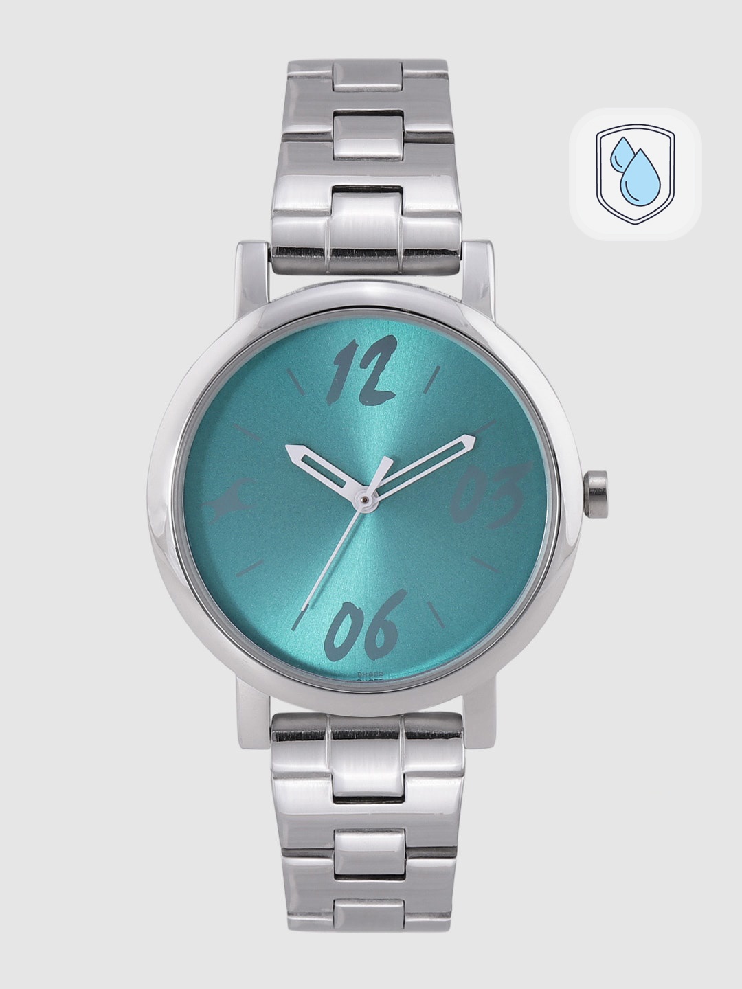 

Fastrack Women Turquoise Blue Analogue Watch 68010SM07