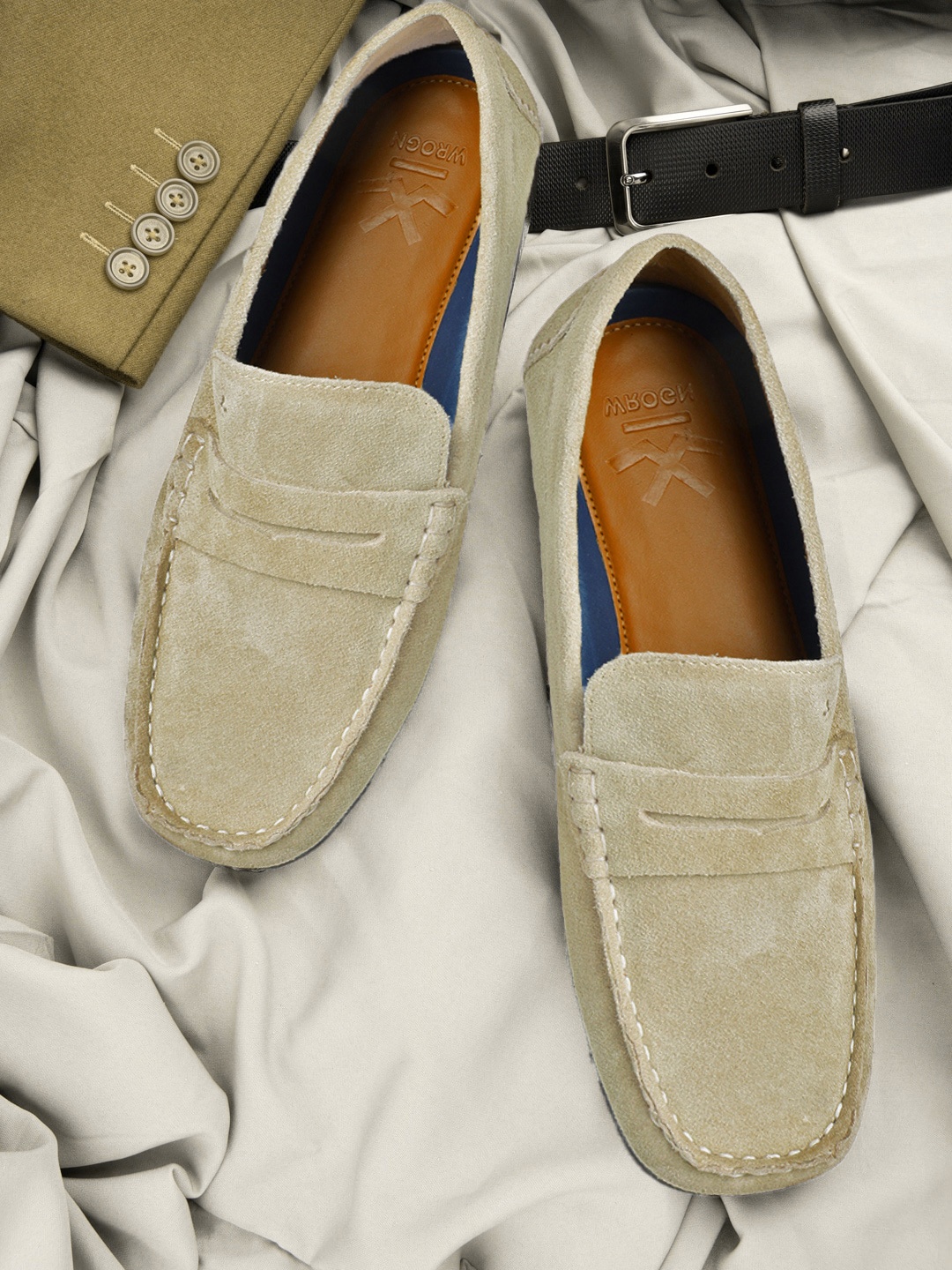 

WROGN Men Beige Loafers