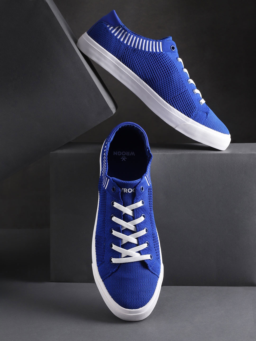 

WROGN Men Blue Sneakers