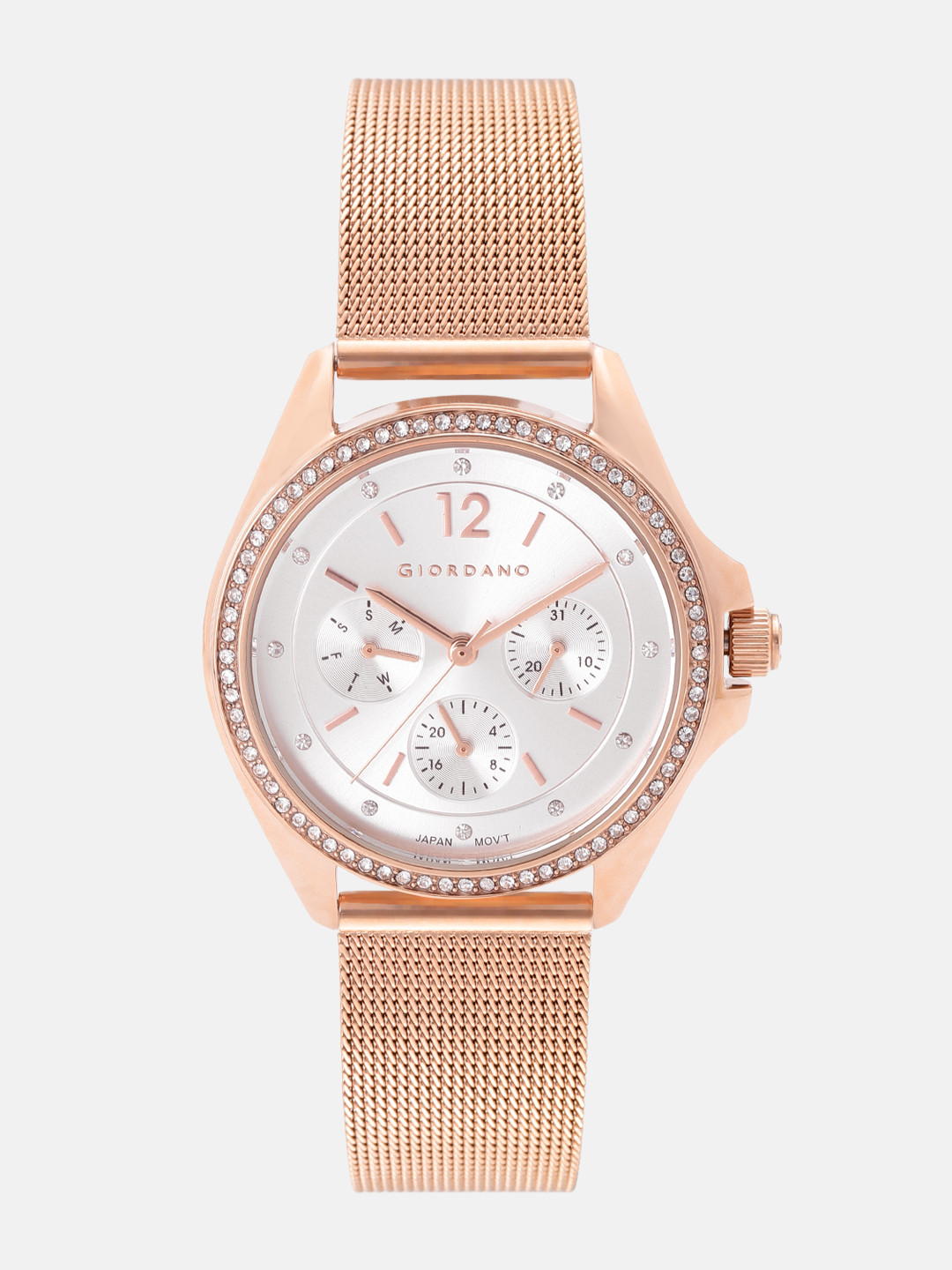 

GIORDANO Women White Analogue Watch 2940-55