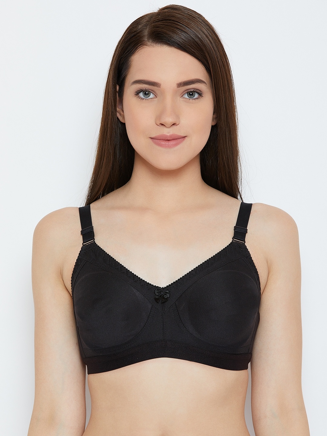 

Lady Lyka Black Solid Non-Wired Non Padded Everyday Bra SONAL
