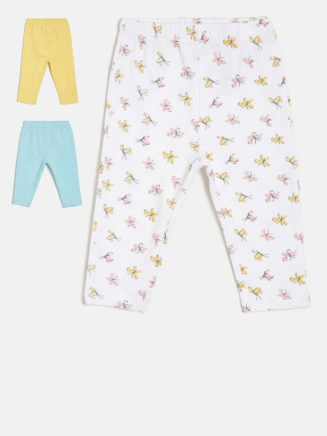 

MINI KLUB Kids Multicoloured Pack Of 3 Track Pants, Multi