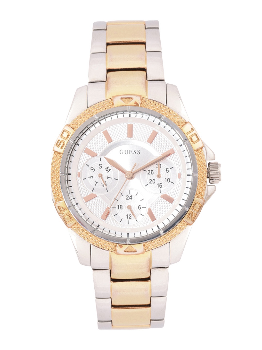 

GUESS Men White Analogue Watch W0235L4