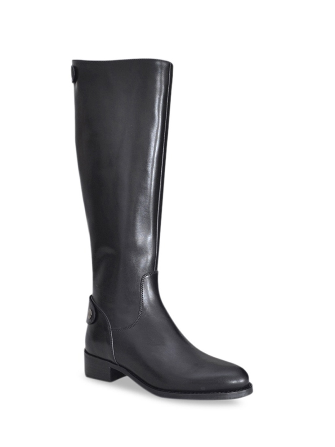 

Saint G Womens Black Leather Knee High Boots