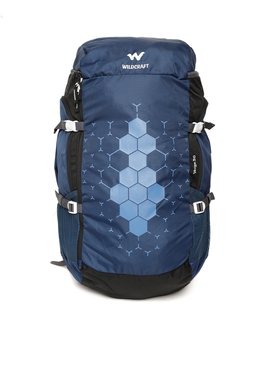 

Wildcraft Unisex Navy Blue Printed Verge 50 Rucksack