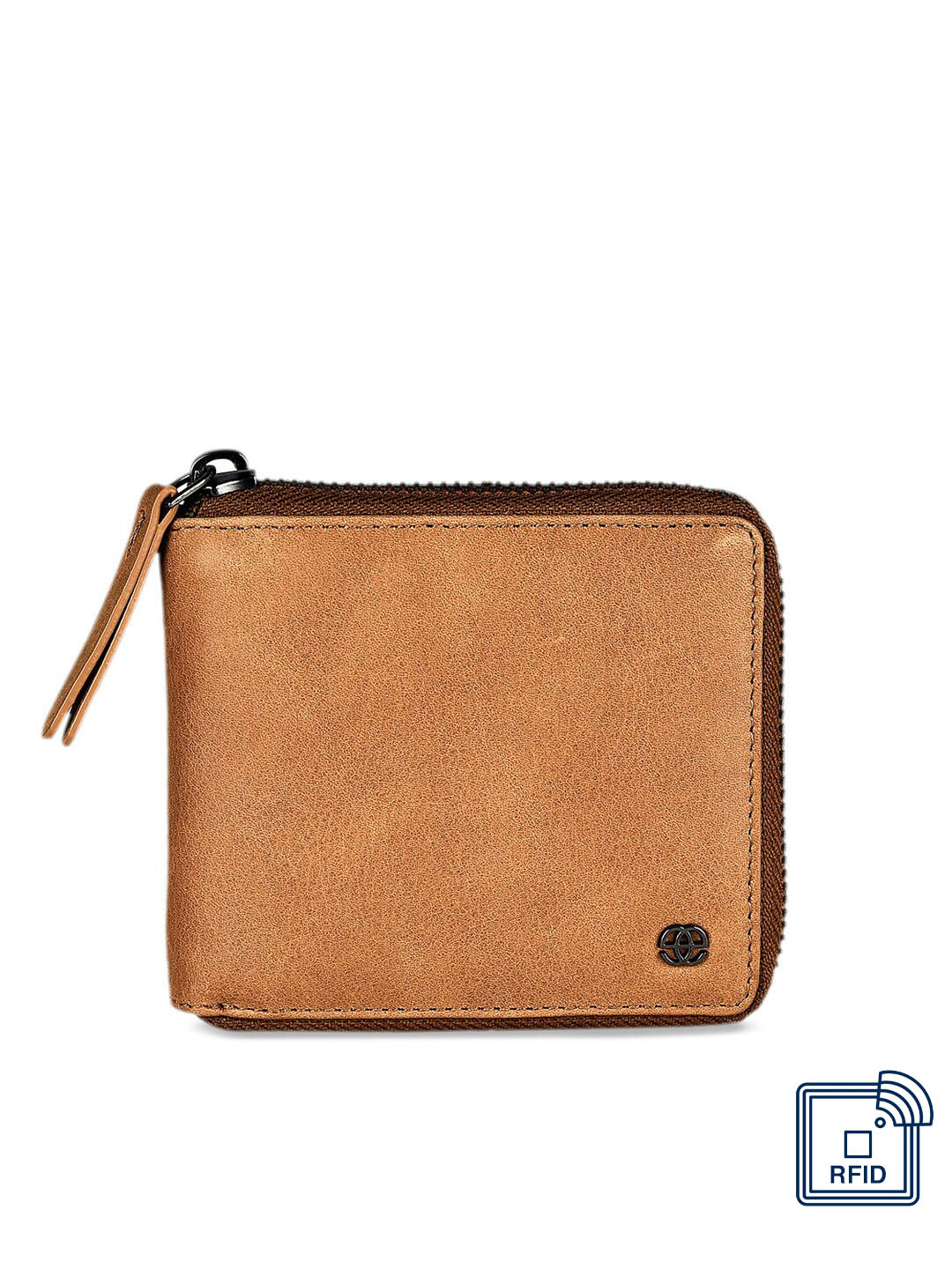 

Eske Men Beige Solid Two Fold Wallet