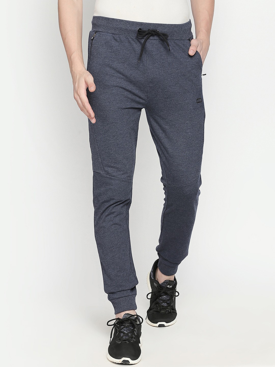 

Ajile by Pantaloons Men Blue Regular Fit Solid Joggers