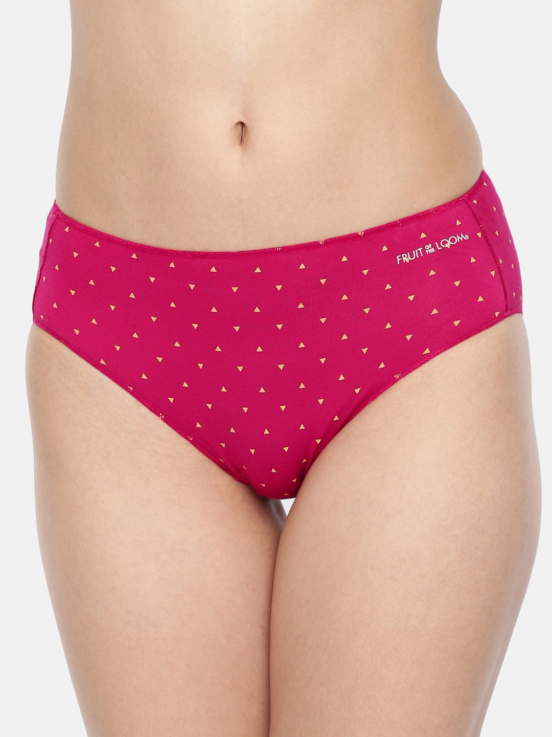 

Fruit of the Loom Women Pink Printed Hipster FHPP04-A1P2