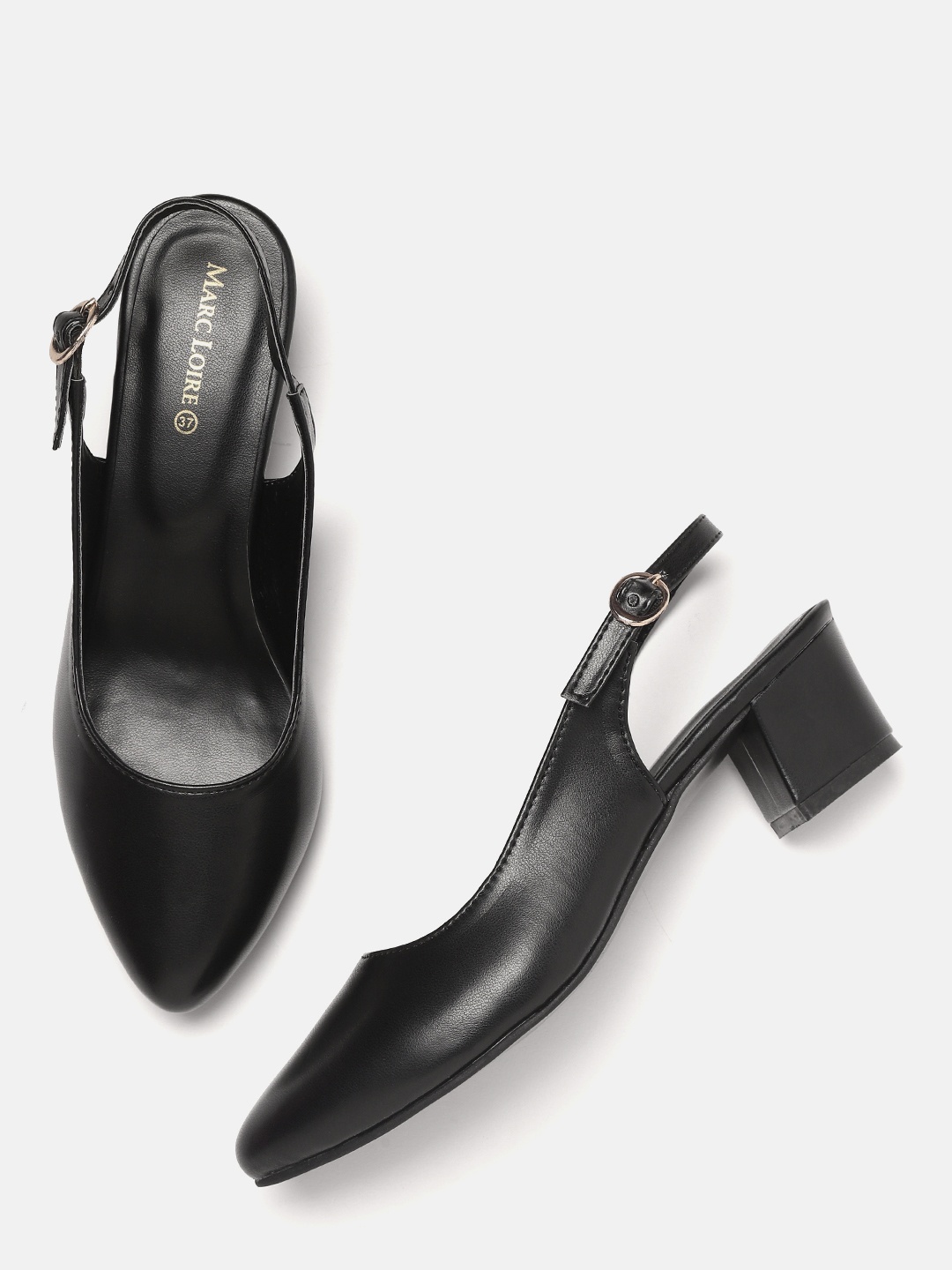 

Marc Loire Women Black Solid Pumps