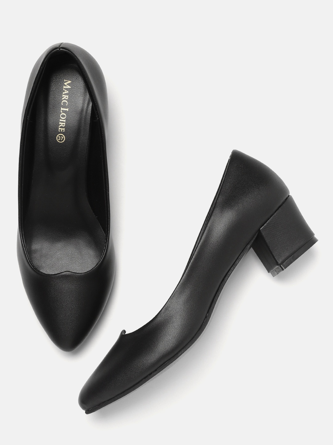 

Marc Loire Women Black Solid Pumps