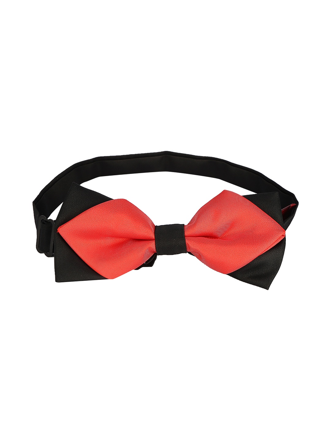 

Peter England Men Red & Black Colourblocked Bow Tie