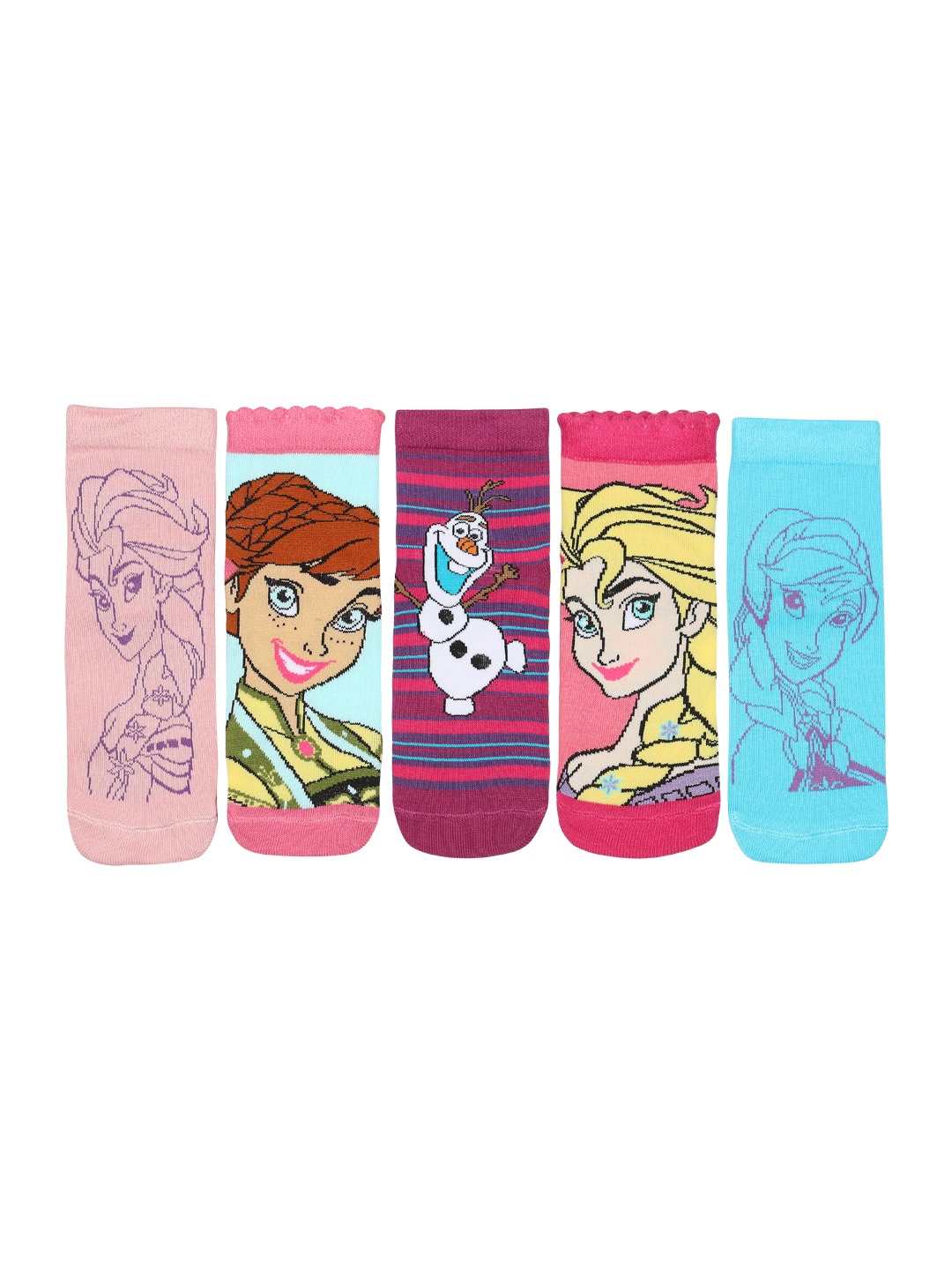 

Supersox Girls Pack Of 5 Patterned Socks, Multi