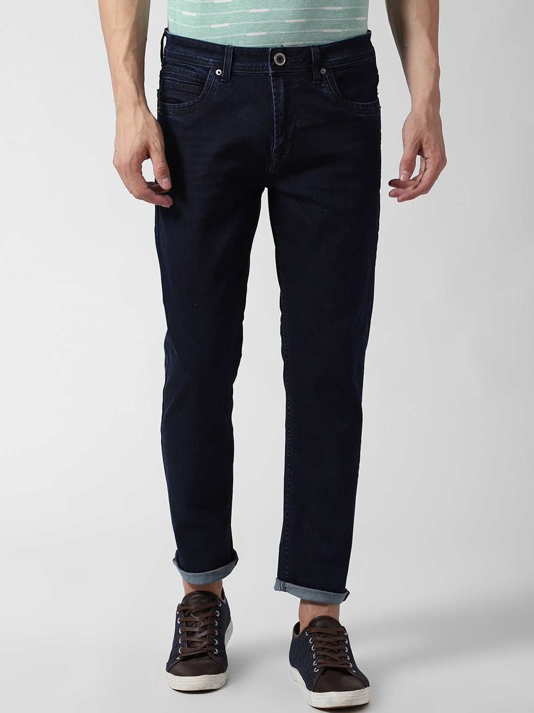 

Peter England Casuals Men Navy Blue Slim Fit Jeans
