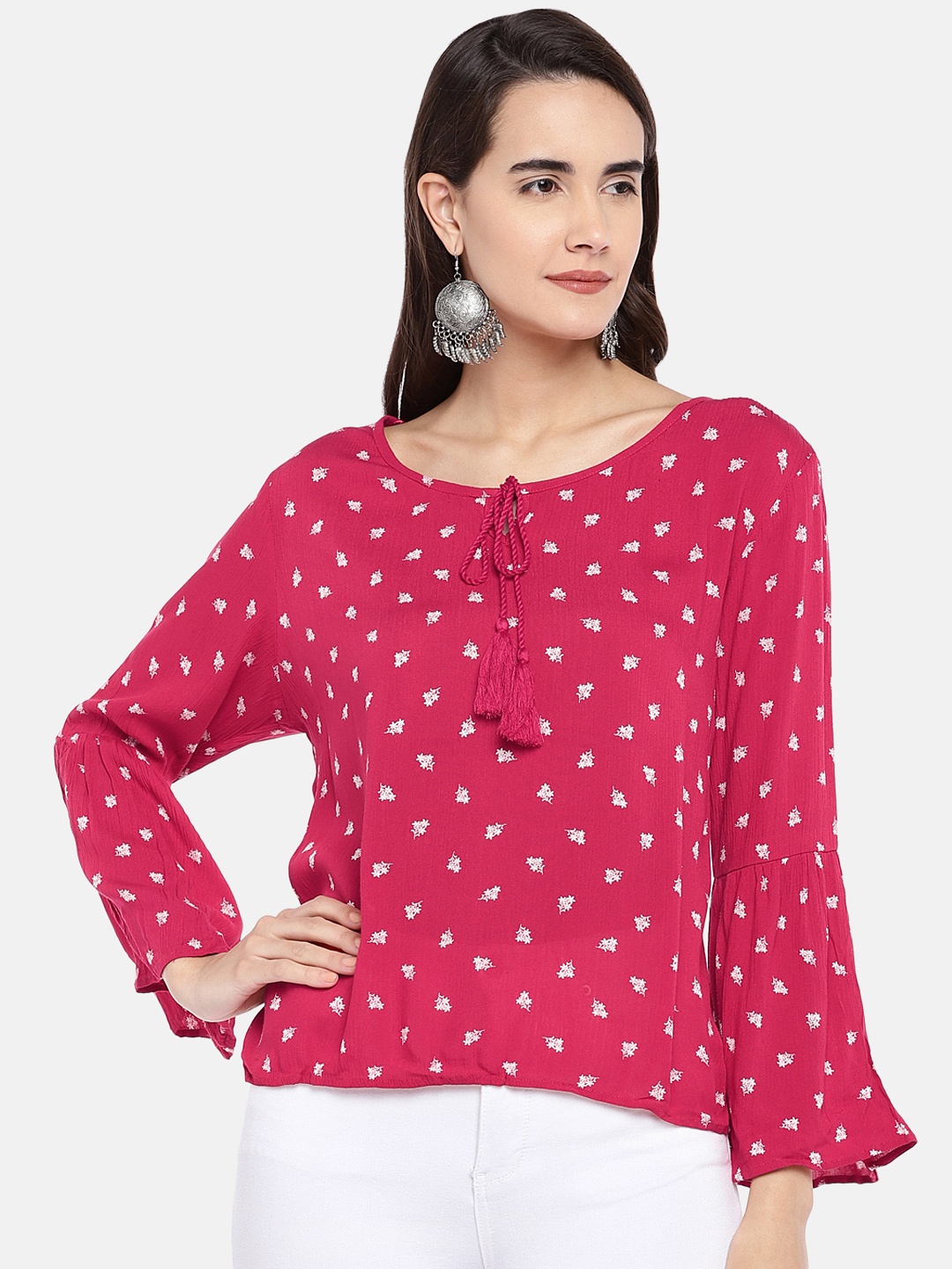 

Globus Women Pink Printed Top