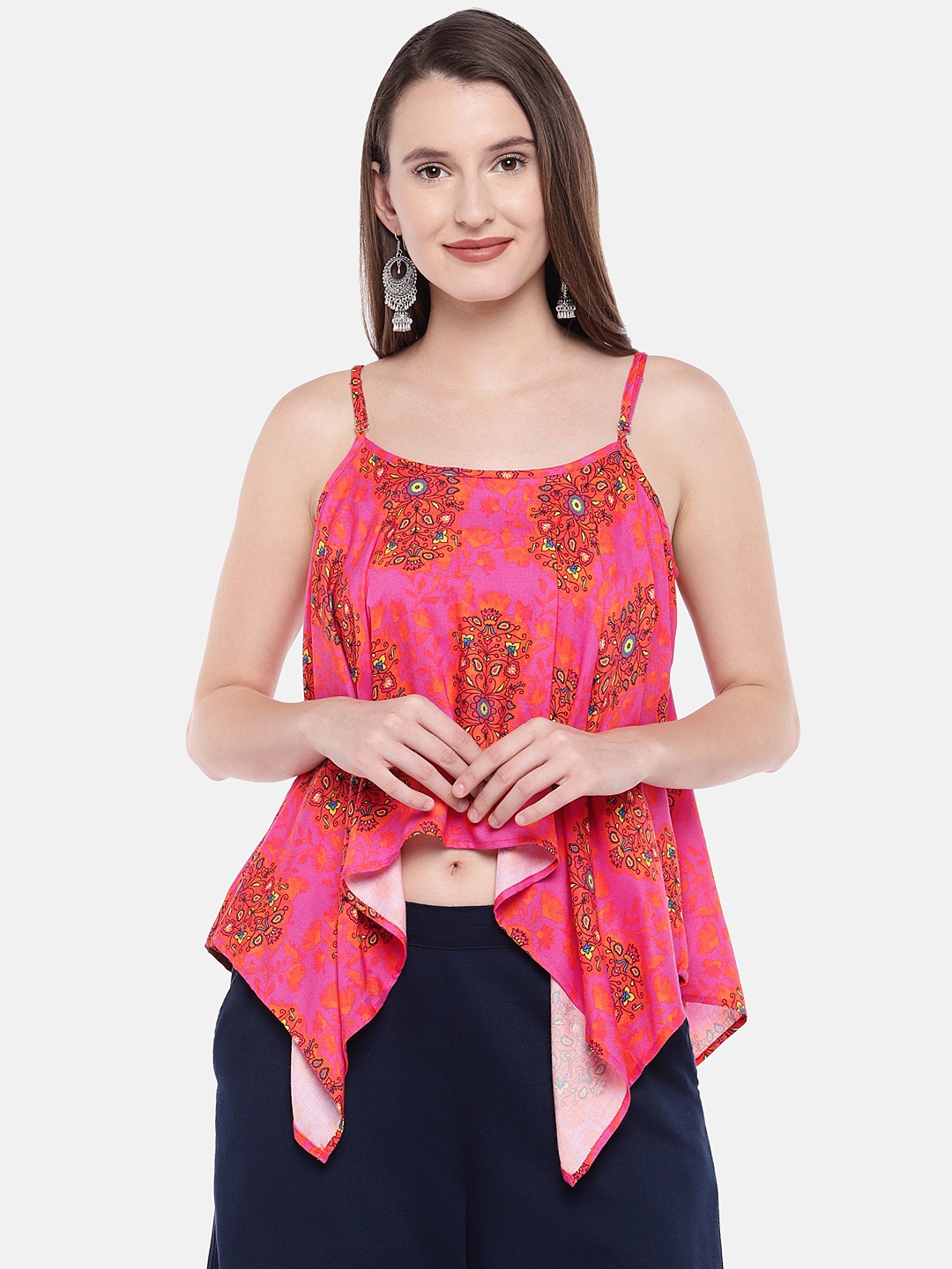 

Globus Women Pink Printed Top