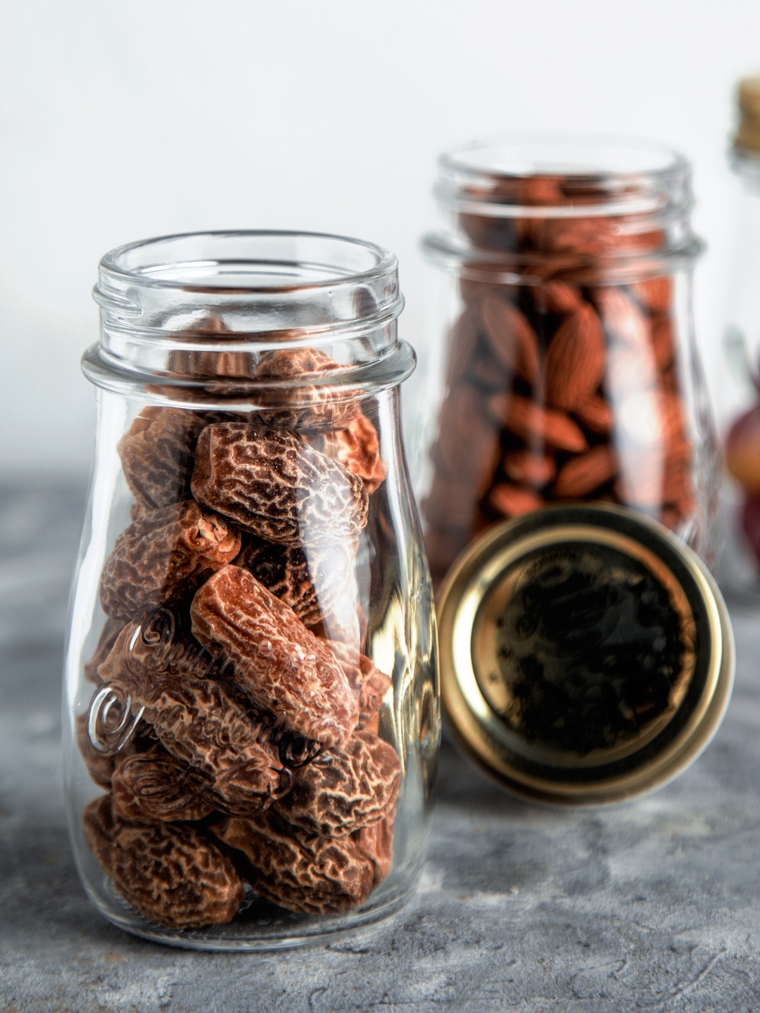 

Bormioli Rocco Set of 4 Transparent Jars With Lids
