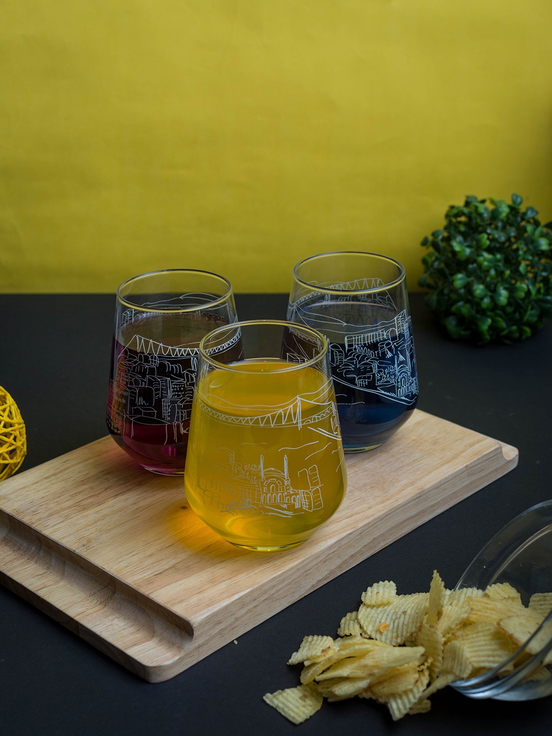 

Pasabahce Set of 3 Transparent Istanbul Tumblers 425ml each