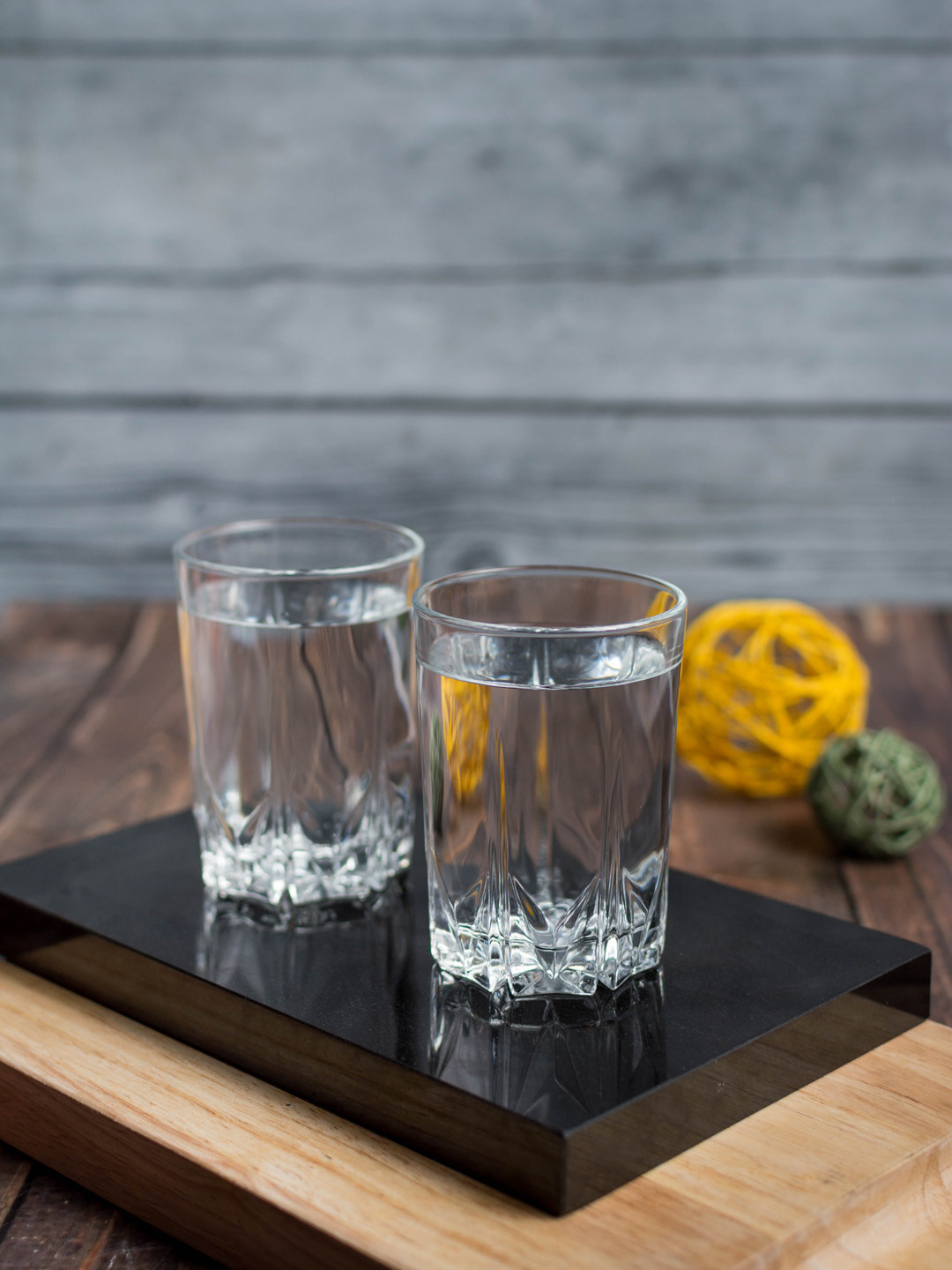 

Pasabahce Set of 6 Transparent Karat Water Tumblers 250 ml Each