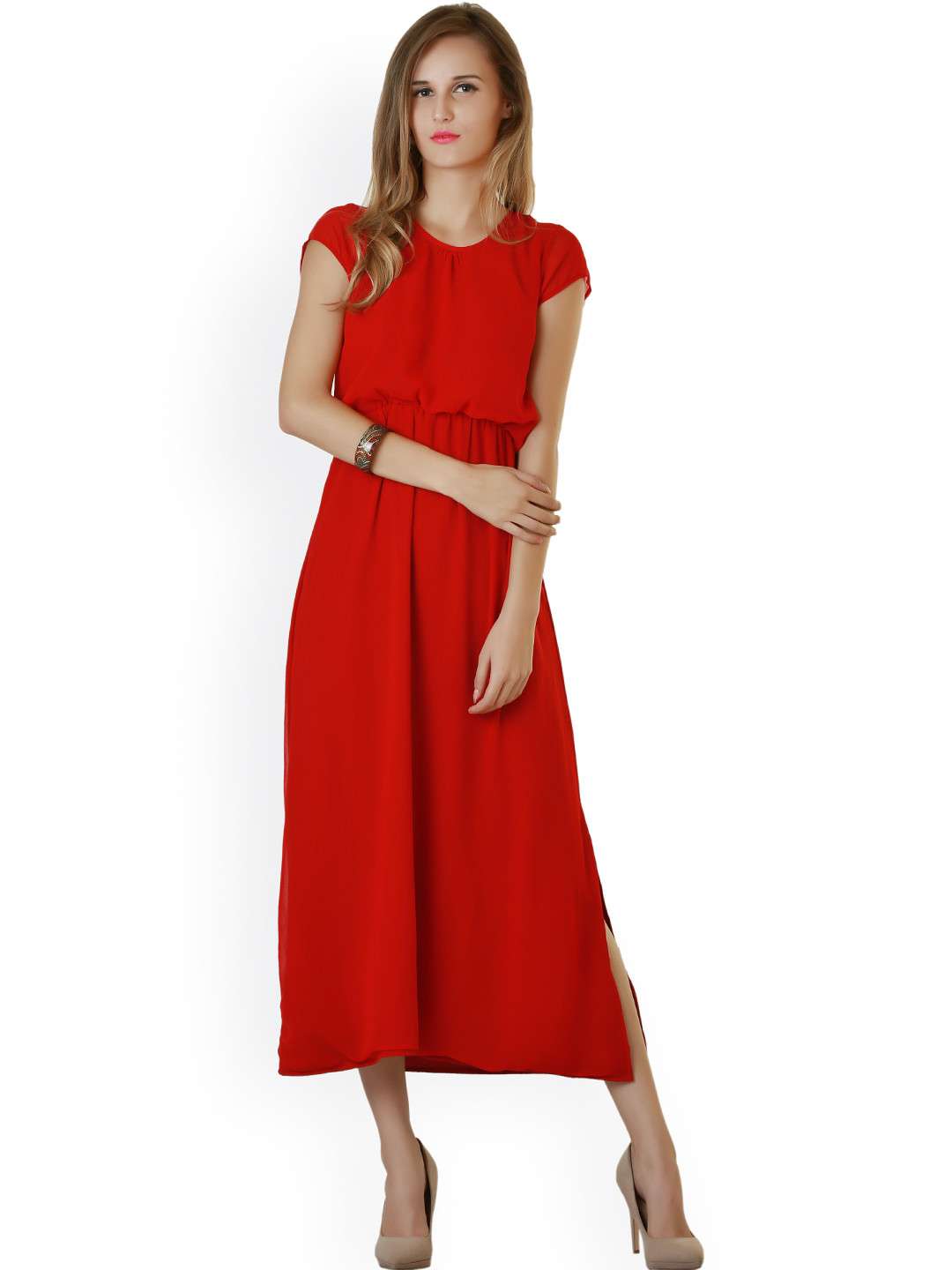 

Belle Fille Red Maxi Dress