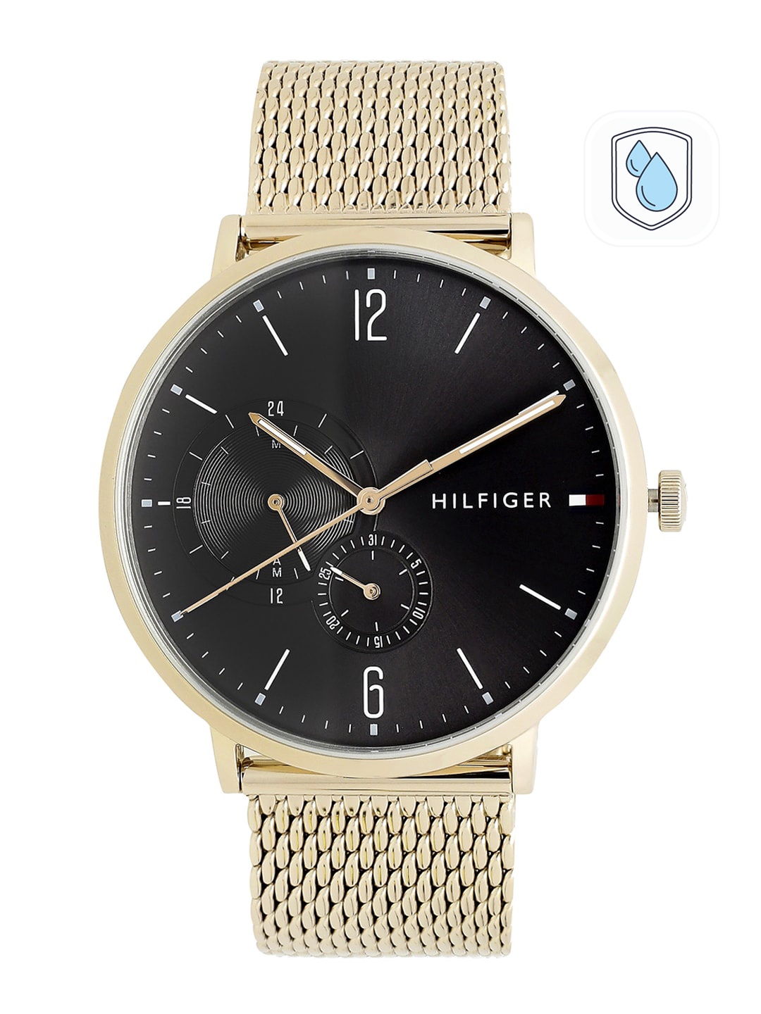 

Tommy Hilfiger Men Black Analogue Watch TH1791506