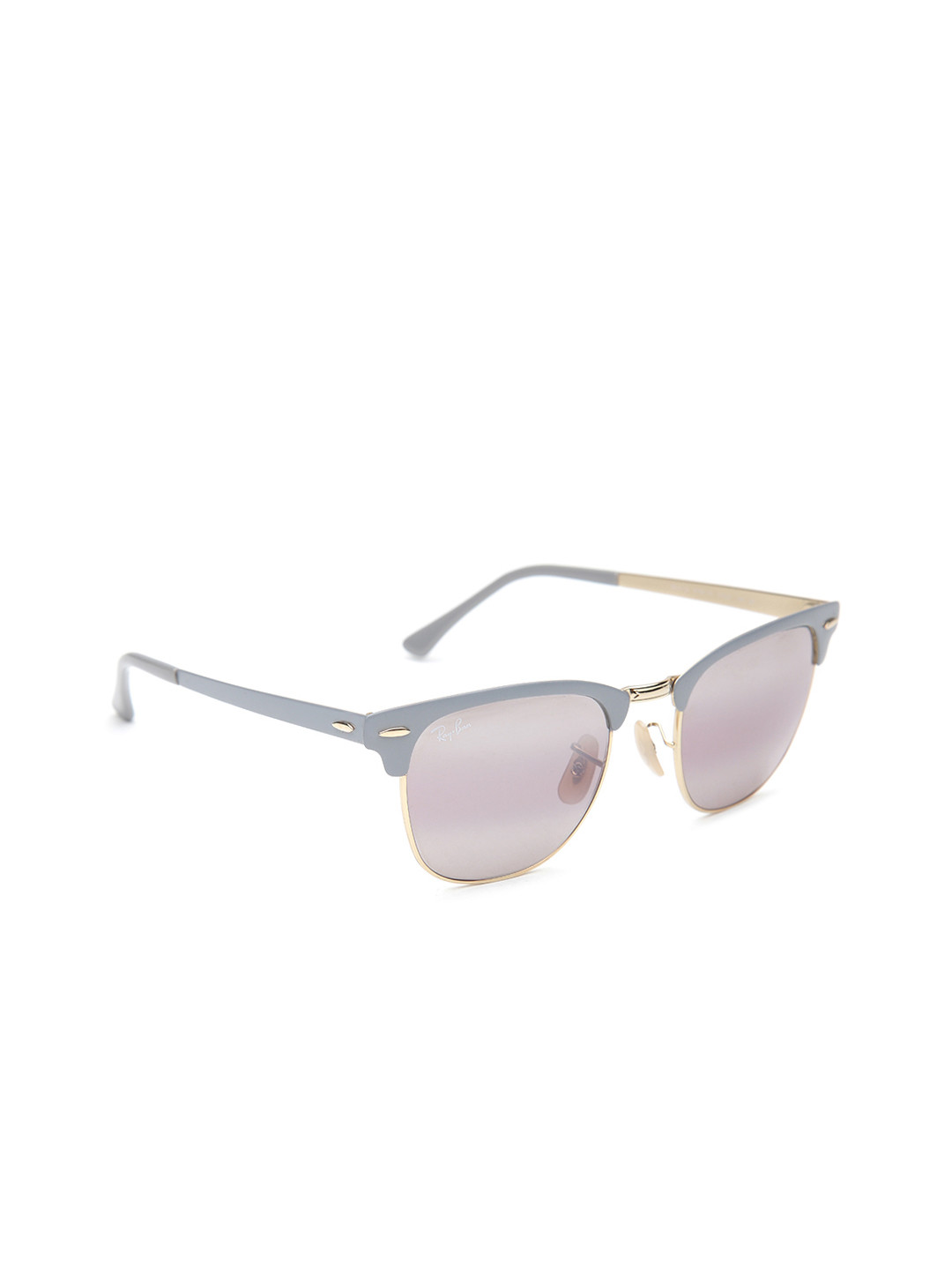 

Ray-Ban Unisex Mirrored Browline Sunglasses 0RB37169158AH, Grey