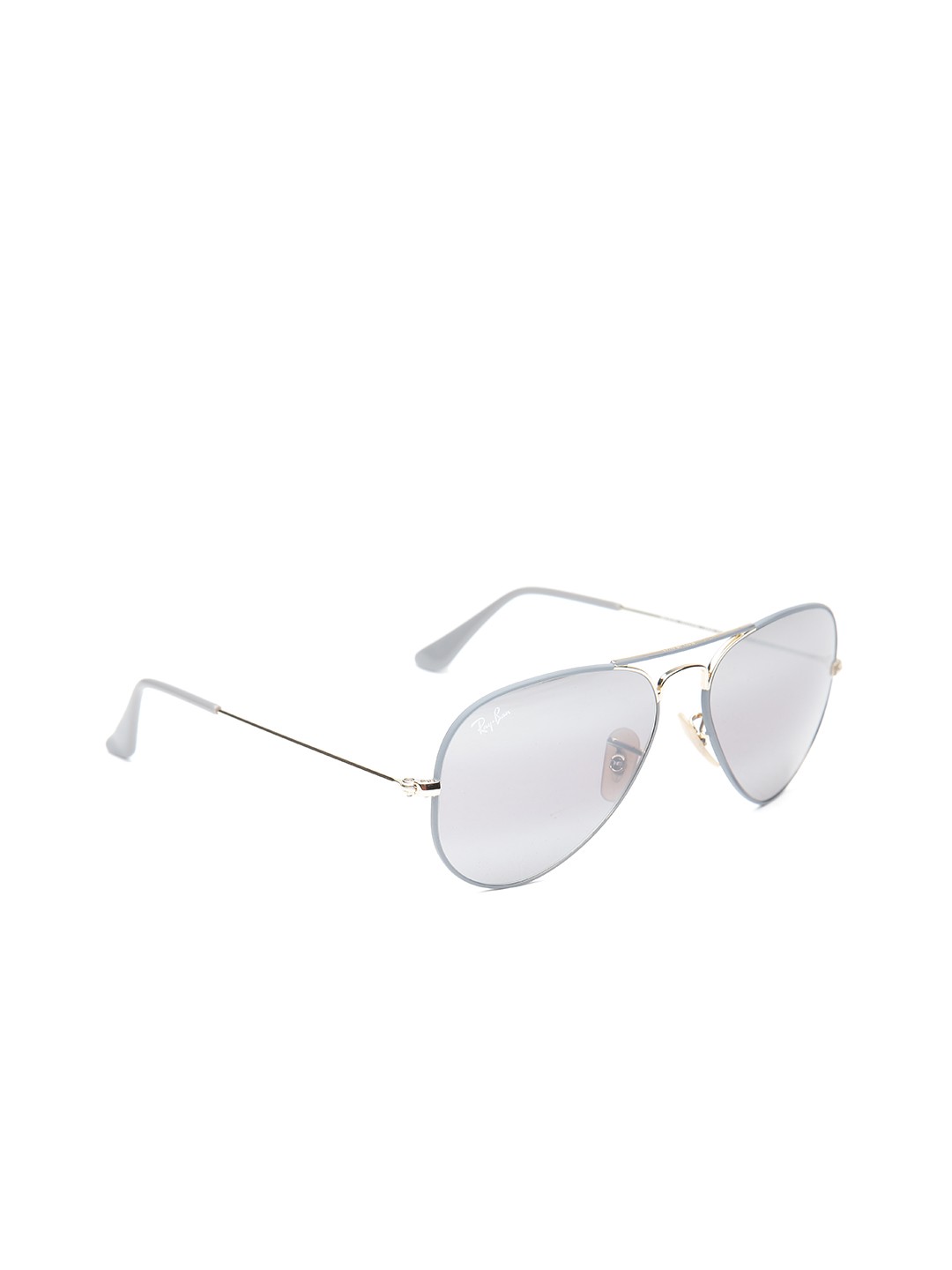 

Ray-Ban Men Mirrored Aviator Sunglasses 0RB30259154AH, Grey