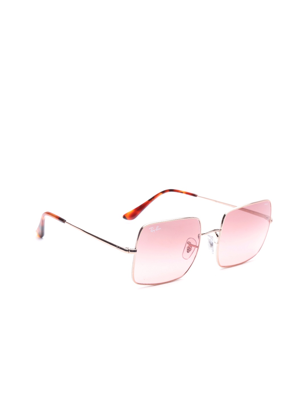 

RAY-BAN Women Photocromic Red Lens Square Sunglasses - 0RB19719151AA54, Pink