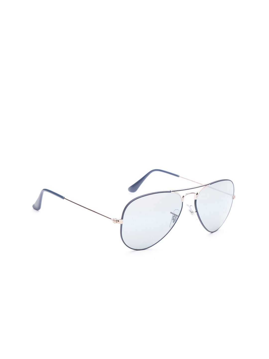 

Ray-Ban Men Mirrored Aviator Sunglasses 0RB30259156AJ, Blue