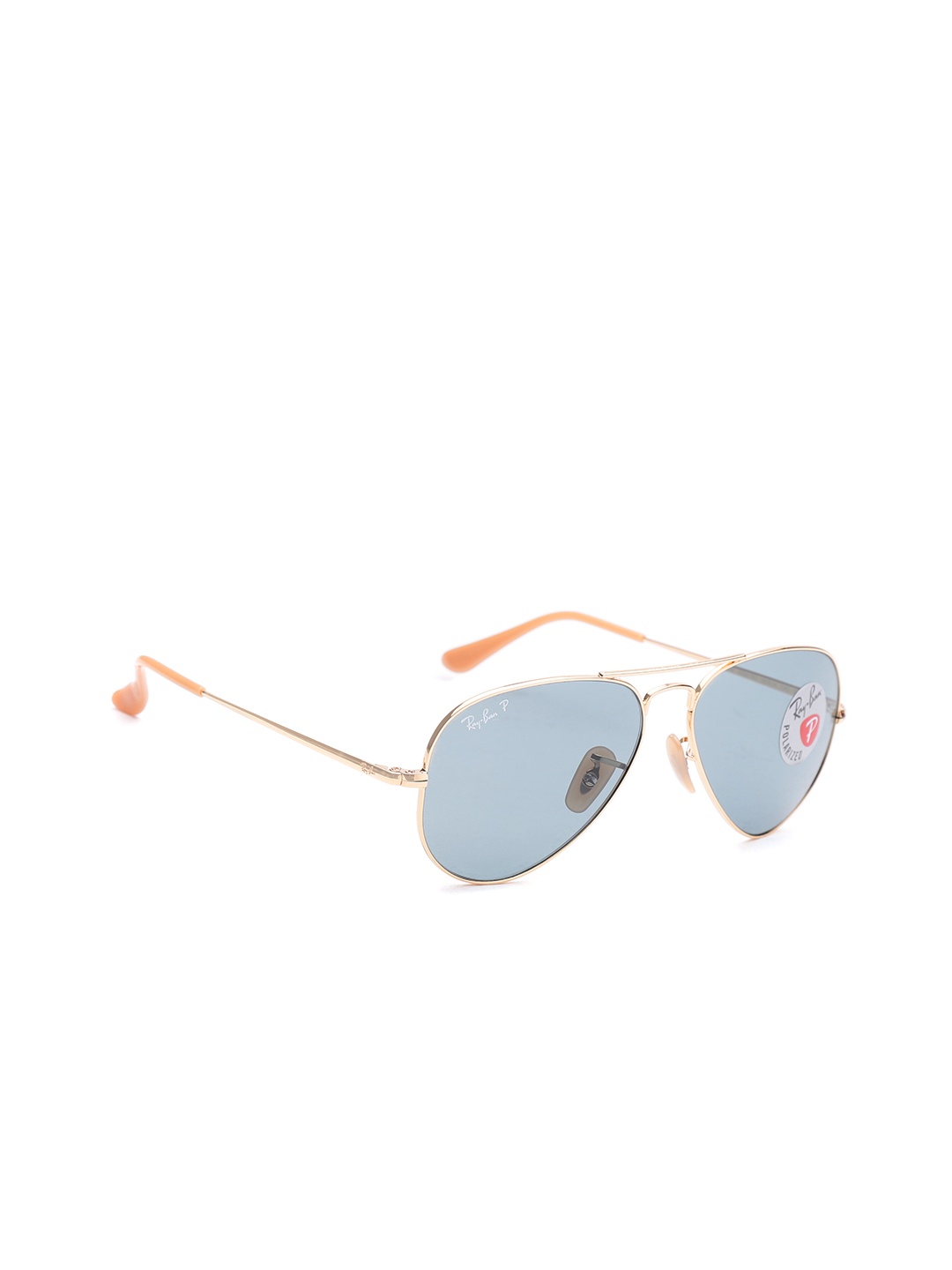 

RAY-BAN Unisex Polarized Lens Pilot Sunglasses - 0RB36899064S258, Grey