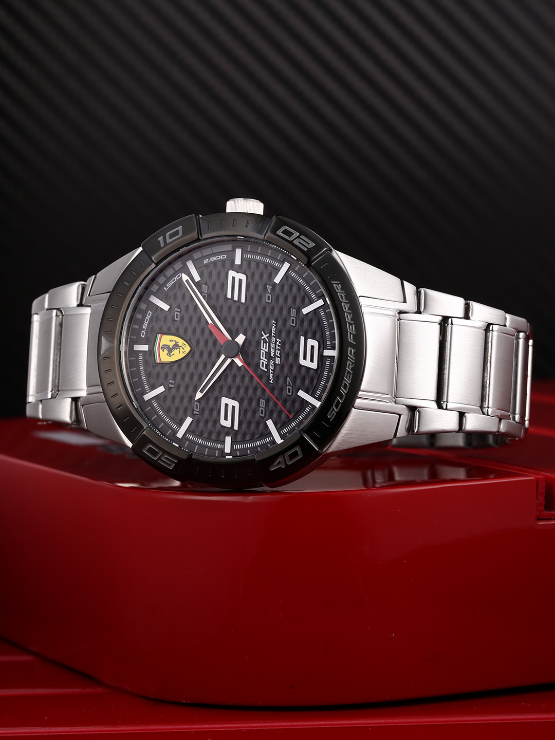 

SCUDERIA FERRARI Apex Men Black Analogue Watch 0830641