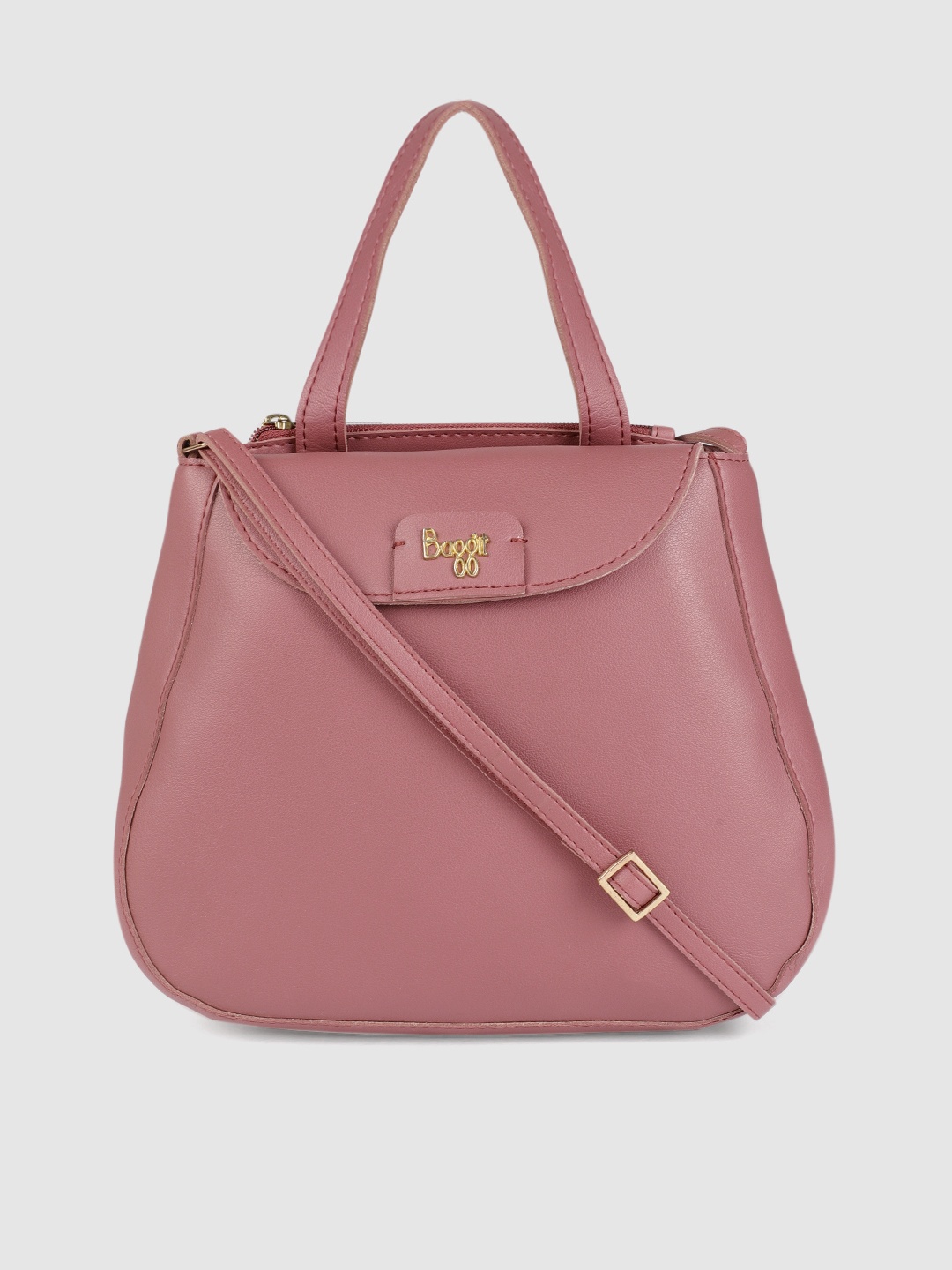 

Baggit Pink Solid Handheld Bag