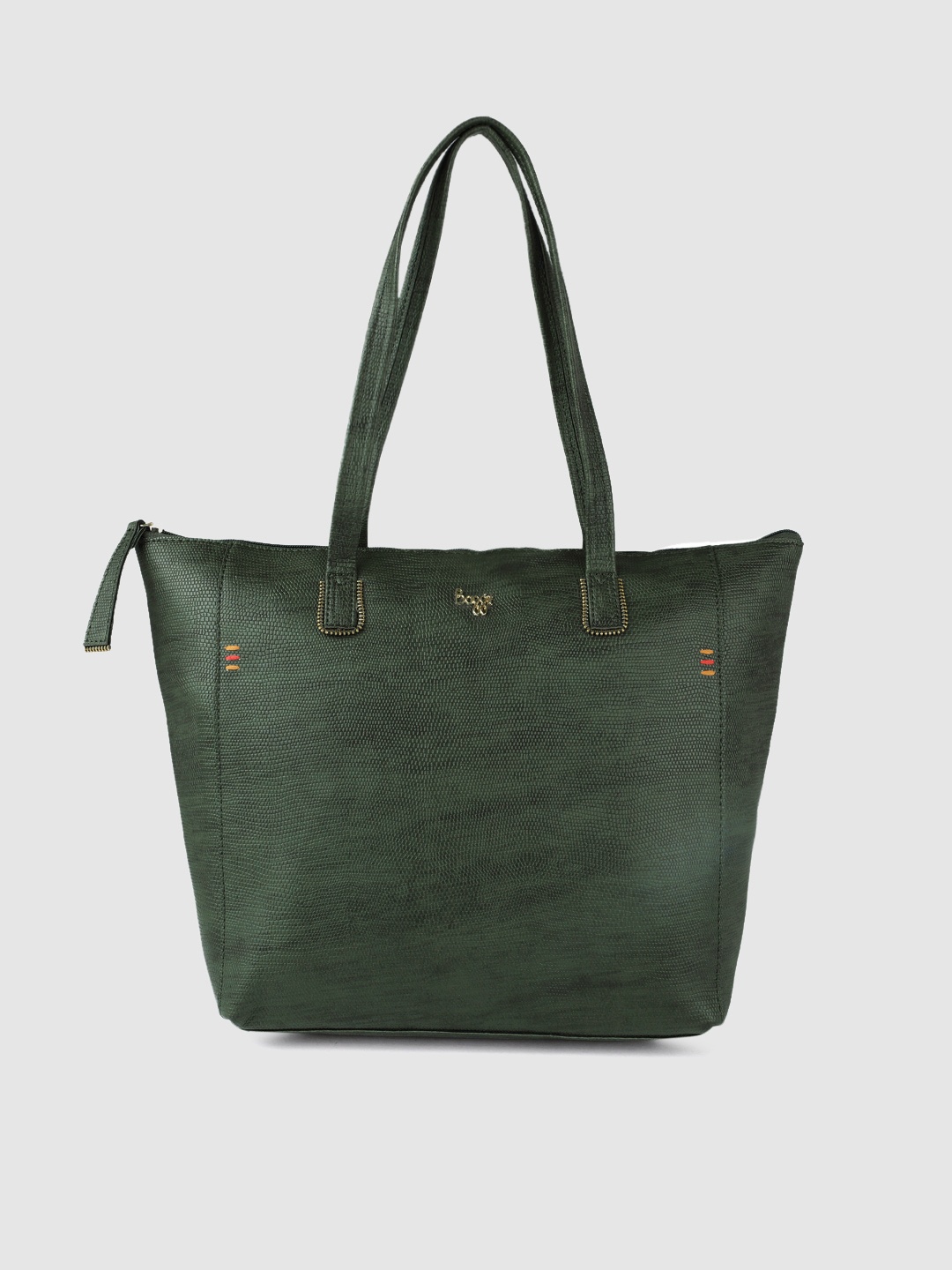 

Baggit Olive Green Solid Shoulder Bag